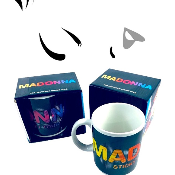 2011 Madonna “The Material Girl”Sticky and Sweet Tour Coffee Mug. NEW NIB! - Picture 1 of 12